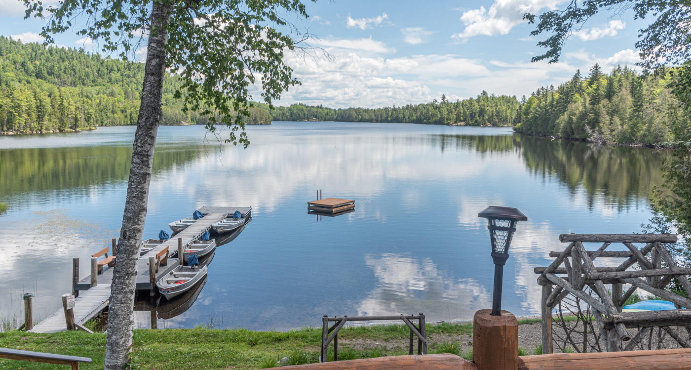 Lakefront Mini Village For Sale in Maine - Lodge and Cabins 1